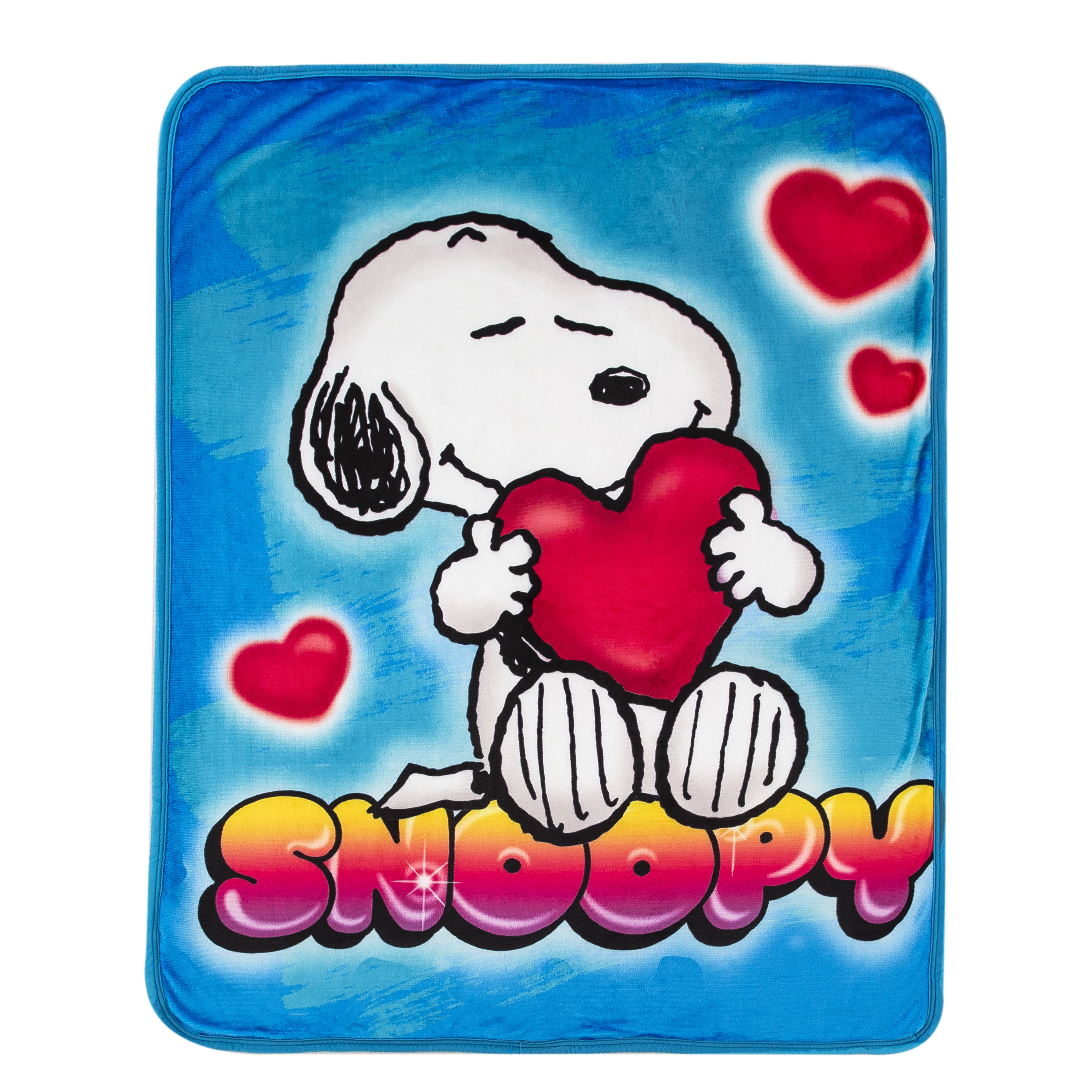 Peanuts Snoopy Throw Blanket, 40x50, Multicolor, Silk Touch Sherpa