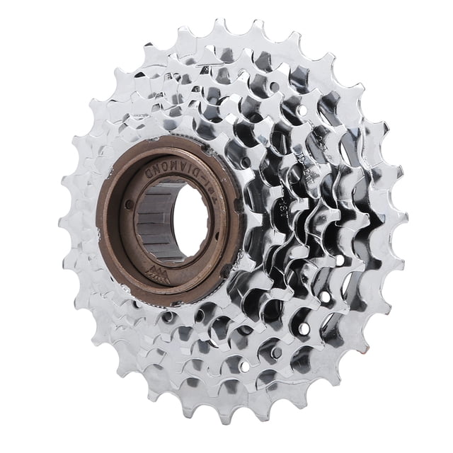 Bikes Freewheel, Metal Rustproof Rear Flywheel Cassette Sprocket Replacement for Mountain Bike
