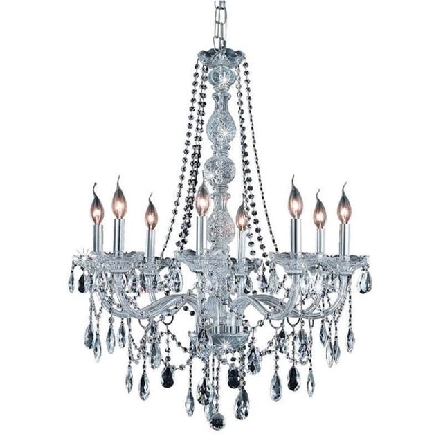Elegant Lighting Verona 28" 8 Light Royal Crystal Chandelier