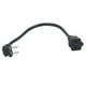 thumbnail image 1 of Cable de extensión 1‑15P a 1‑15R 13A 125V 0,32 m Yuxing, 1 of 5