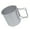 Silver, variant on Folding Small Coffees Cup Outdoor Aluminum Alloys Cup Camping Picnics Cup