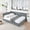Grey, variant on Full Size Adjustable Bed Base, Full Size Upholstered Tufted Bed Frame, Sofa Bed Frame with Comfortable Backrest and Armrests, Full Size Bed for Bedroom, Living Room,Velvet, Grey(80.5''*59''*30.5'')