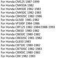 thumbnail image 6 of Fuel Gas Tank Cap Keys For Honda CM250C/400 CB450/750SC GL500/650 17620-460-067, 6 of 6