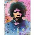 thumbnail image 4 of Stephen Chambers 25x32 White Modern Wood Framed Wall Art Titled - Hendrix Circles, 4 of 6