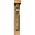 thumbnail image 2 of Ekena Millwork 3 1/2"W x 18"D x 18"H Olympic Block Smooth Bracket w/ Offset Brace, Western Red Cedar, 2 of 25