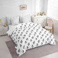 thumbnail image 3 of Manfei Rustic Leaf Bedding Comforter Set 7-Piece for Teen, Plant Botanical King Bedding Sets, Cartoon Theme Reversible Bed Sheets, Microfiber Bedroom Decor, 3 of 7