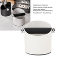 thumbnail image 3 of Small Coffee Knock Box, Carbon Steel Espresso Grounds Knock Box with Knock Bar and Non Slip Rubber Base Shock Absorbent Coffee Grounds Container for Espresso Maker Accessory, 3 of 7