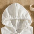 thumbnail image 6 of IVEYRTF Infants Toddlers Sleeveless Hooded Romper and Socks Set Cute Print Winter Plush Fleece-Lined 2-Piece Outfit for Kids 1-18 Months(Multicolor#4,6-12 Months), 6 of 9