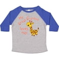 thumbnail image 3 of Inktastic My Great Grandma Loves Me Cute Giraffe Boys or Girls Toddler T-Shirt, 3 of 5