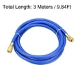 thumbnail image 2 of Unique Bargains Tuyau de Réfrigération 3,0 m 1/4 SAE, Connecteur à Filetage, 600 Psi, Tuyau de Chargement, Bleu, 2 of 4