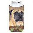 thumbnail image 2 of Mastiff Faux Burlap and Pine cones Tall Boy Hugger, 2 of 2