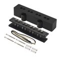 thumbnail image 4 of Electric Bass Diy Neck Bridge Pickup For 4 String For Jazz Bass Style Black 95Mm, 4 of 8