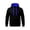 #0014-Black, variant on Qiyinn Men's Zip Up Hoodie Lightweight Baseball Raglan Hooded Sweatshirt