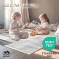 thumbnail image 4 of ODIKA 4'x6' Machine Washable Non-Slip Area Rug, Abstract Patterned Floor High Traffic Rug, Gray, 127375, 4 of 7