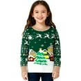 thumbnail image 3 of FDDMis Christmas T-shirts Christmas Shirt Funny Fitted Top Cute Teen Tops Clothes for Girls 7-8 Girls Clothes Size 8 Teenage Girl Clothes, Khaki 18-24 Months, 3 of 4