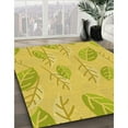 thumbnail image 2 of Ahgly Company Indoor Round Patterned Banana Yellow Area Rugs, 6' Round, 2 of 6
