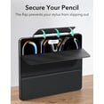 thumbnail image 4 of ESR Powerful Magnetic Case Compatible with iPad Air 11 Inch Case M4/M3/M2 (2026/2025/2024), iPad Air 5th/4th Gen (2022/2020), Trifold Stand with Auto Wake/Sleep, Supports Pencil Pro & USB-C, Black, 4 of 9