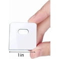 thumbnail image 2 of XUTONG 50 Sets/100 Pcs Self-Adhesive Vertical Blind Repair Tabs - Clear Retainer Kit for Damaged Blinds, 2 of 6