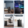 thumbnail image 2 of 3.2 Cu.ft Single Door Mini Fridge for Drinks, Partitioned Storage, 7 Level Temp Control, Black, 2 of 7