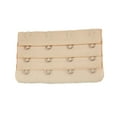 thumbnail image 1 of Langgg Extension Strap Bra Extenders Buckle 4 Hook Breathable Practical Accessories Adjustable Replacement 3 Rows Underwear light golden flesh, 1 of 5