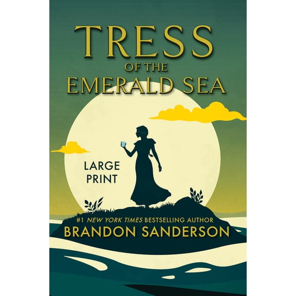 Tress of the Emerald Sea: A Large Print Cosmere Novel, (Hardcover)