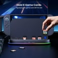 thumbnail image 5 of Cooling Fan for Nintendo Switch 2 Dock with Dual Fans, 3 Adjustable Speeds, RGB Light Modes, 6 Game Card Slots, 3 USB Ports, Heat Dissipation Base Stand-Black, 5 of 8