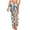 Blue Flower, variant on Leopard Print Women Sarong Swimsuit Coverups Hawaiian Flower Chiffon Wraps Beach Cover Up Semi-Sheer Bikini Wraps for Swimwear Fashionable Bathing Suit Cover Up for Women