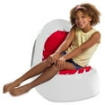 thumbnail image 4 of Posh Creations Bean Bag Chair, Soft Shark Lounger for Sitting, Reading,Kids, 2.5 ft,White, 4 of 6