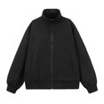 thumbnail image 5 of Fgnfyis Mens Jacket Mens Casual Jackets Lightweight Comfortable Zip up Loose Fit Sports Outerwear for Daily Wear and Outdoor Activities Winter Coats for Men Black XL, 5 of 5
