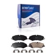 thumbnail image 4 of Detroit Axle - Front Brake Kit for Land Rover Range Rover Sport  LR4, Drilled Slotted Disc Brake Rotors Ceramic Brakes Pads Replacement : 14.17" inch Rotors, 4 of 7