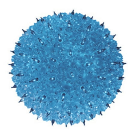Blue Lighted Hanging Starlight Sphere Outdoor Christmas Decoration 10" (250mm)