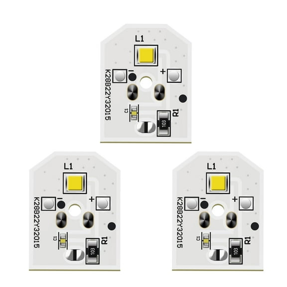 2Pcs WR55X11132 WR55X25754 Refrigerator LED Light for GE Refrigerator LED Light Replacement Replace WR55X30602 WR55X26486 CWE23SP3MJD1 CWE23SP3MKD1 CWE23SP3MLD1 CWE23SP4MFW2 CWE23SP4MGW2