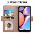 thumbnail image 2 of Samsung Galaxy A10S Case, Cell Phone Leather Sleeve PU Leather Cover Wallet Cell Phone Case Cover Compatible for Samsung Galaxy A10S Leather Case-Pink, 2 of 7