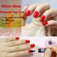 thumbnail image 4 of Set de gel para crear uñas FZANEST Nude con capa superior de diamantes, 4 of 4