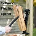 thumbnail image 7 of iMeshbean Wall Mount Steel Firewood Splitter, Kindling Wood Cracker Cutting Tool for Home, 7 of 7