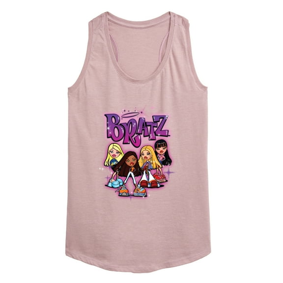 Bratz - Classic Cartoon Dolls - Women's Racerback Tank Top