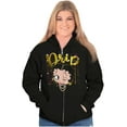 thumbnail image 4 of Betty Boop Bling Drip Paint Splatter Women Plus Size Zipper Hoodie Brisco Brands 3X, 4 of 5
