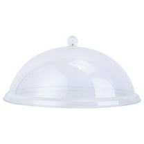 IFANLANDOR 1Pcs Clear Cake Dome Cover Acrylic Round for Home Use 10 Inches
