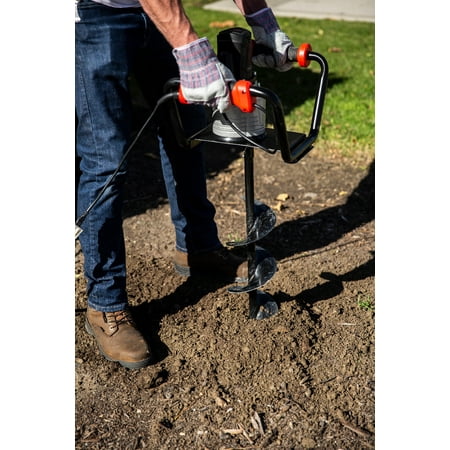 1500W Electric Post Hole Digger With 6" inch Earth Auger Dirt Soil Digging Fence Post Plant