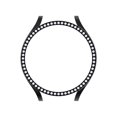 thumbnail image 2 of Joernso Watch Case Rhinestone Shockproof Electroplating PC Watch Bumper Screen Protector Cover for Galaxy Watch 4, 2 of 8