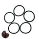 thumbnail image 5 of YSNOOWE 40Ud Ligas Negras Para El Resistentes Y Elásticas Para Peinados Con Corto O Largo, 5 of 6
