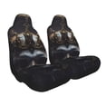 thumbnail image 2 of Salouo Royal Skull With Golden Crown Pattern Car Seat Covers,Universal Car Seat Protectors Easy to Install Car Cover Car Accessories Auto/rucks/Van/SUV-1, 2 of 9