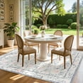 thumbnail image 2 of Lahome Decor 6'x9'Floral Living Room Rugs,6x9ft Boho Area Rug for Bedroom Machine Washable Rug- Non-Slip Soft Indoor Carpet, Stain Resistant Low Pile for Farmhouse,Dining Room,Office,Purple, 2 of 9