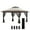 Beige#0, variant on Patio Umbrellas Outsunny 13' x 13' Pop Up Gazebo with Netting, Instant Canopy Tent Shelter with 2-Tier Roof, Wheeled Carry Bag, Water/Sand Bags for Outdoor, Garden, Parties, Beige,Market Umbrellas