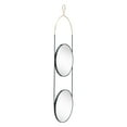 thumbnail image 3 of Zodiac Round Mirror Gold Black Decorative Wall Hanging 2 Mirrors Entryway Home, 3 of 5