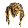 thumbnail image 2 of Winter Yellow Women Fall Scarf Classic Tassel Plaid Warm Soft Large Blanket Wrap Shawl Scarves, 2 of 4