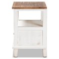thumbnail image 4 of Baxton Studio Glynn Rustic Farmhouse Weathered Two-Tone White and Oak Brown Finished Wood 1-Drawer Nightstand, 4 of 5