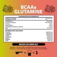 thumbnail image 5 of Beyond Vitamins BCAA + Glutamina + Electrolitos | 7g Aminoácidos BCAA 2:1:1 + 2.5g L-Glutamina en Polvo | Con Magnesio, Potasio, Calcio y Vitamina B6 | Sabor Sandía-Limón | 30 Servicios, 5 of 5