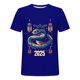 thumbnail image 3 of Mens Camisas de Manga Corta Impresión Casual Deportes Cuello Redondo Blusa, Poliéster Ligero para la Primavera Verano Al Aire Libre Uso Diario, 3 of 7