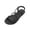 Black, variant on Comfortable Flat Strappy Sandals, Women Flat Sandals Dressy Strappy Gladiator Summer Ankle Strap Nude Open Toe Comfortable Wedding Casual Leather Ladies Party Trendy Vacation, Beige 7.5
